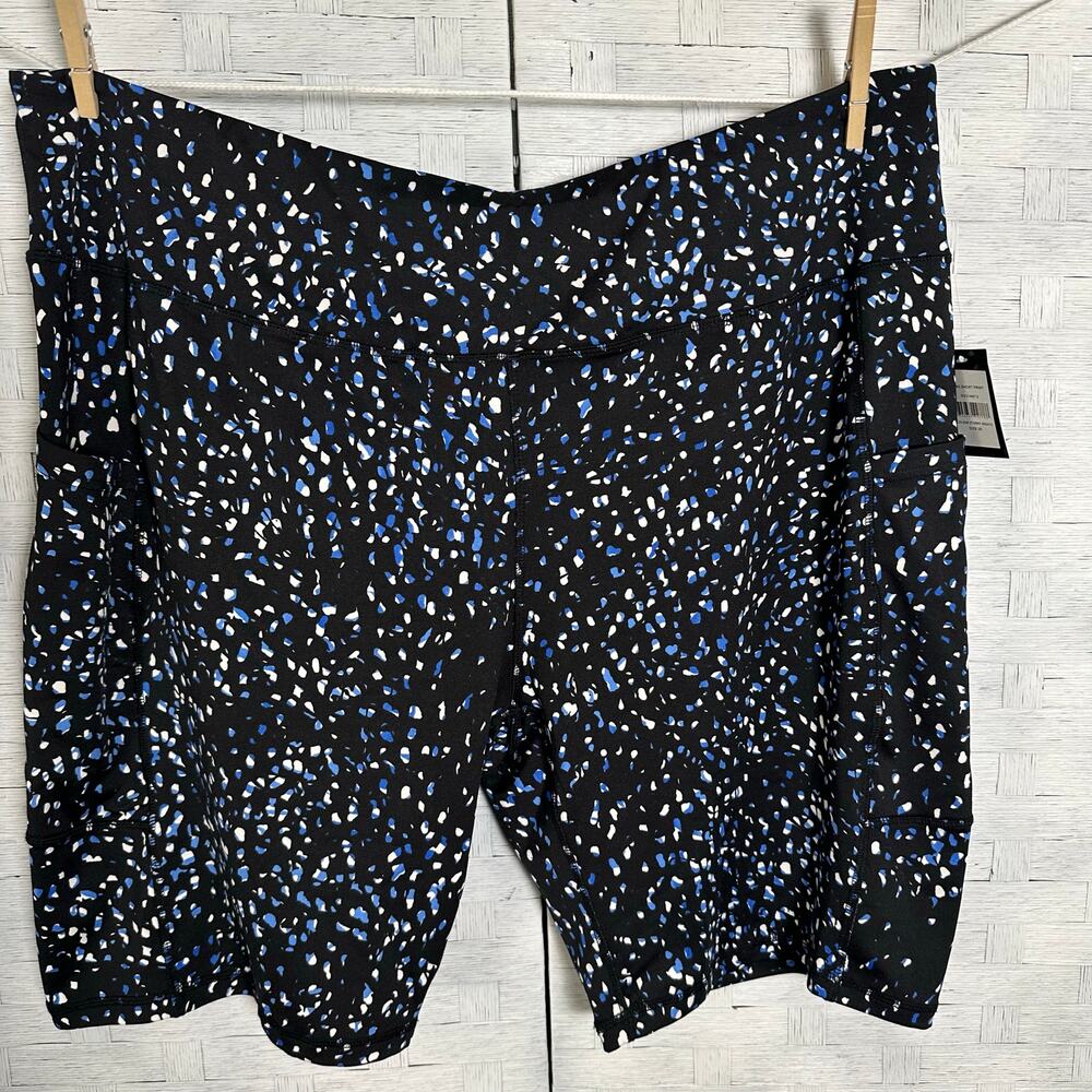 AVE‎ leisure Womens Bike Shorts workout Colorful Activewear Athleisure plus size
